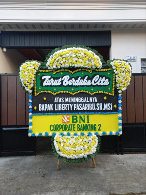 Papan Bunga Duka di Wonosegoro