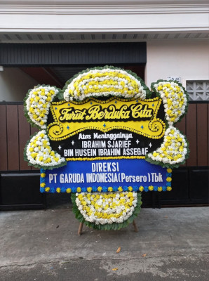 Papan Bunga Duka di Wonosegoro