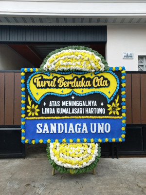 Papan Bunga Duka di Wonosegoro
